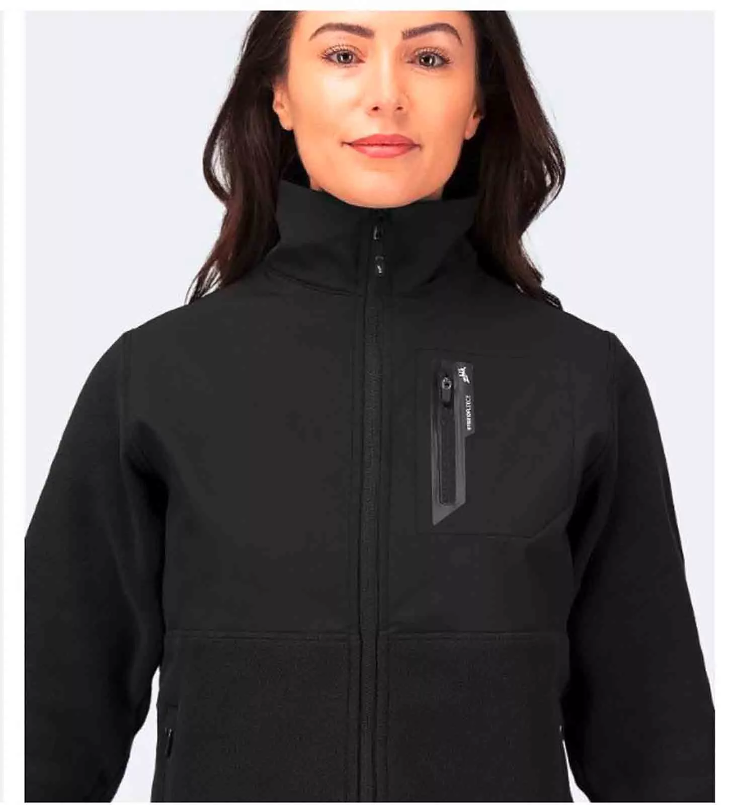 Damen Hybrid Fleece Jacke