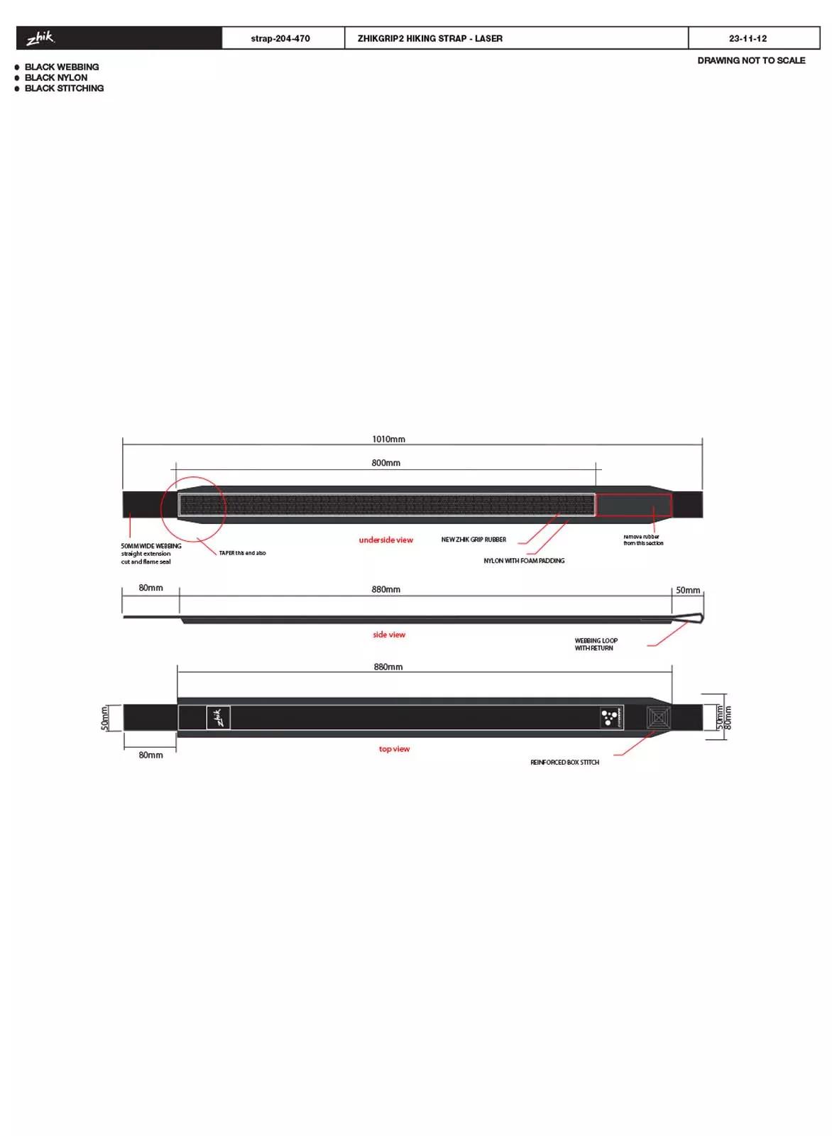 Zhikgrip II 470 Strap