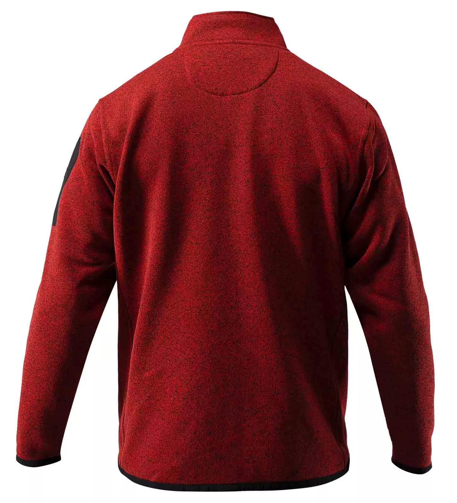 Mens Knit Fleece Garnet Jacket - Back.jpg Knit Fleecejacke