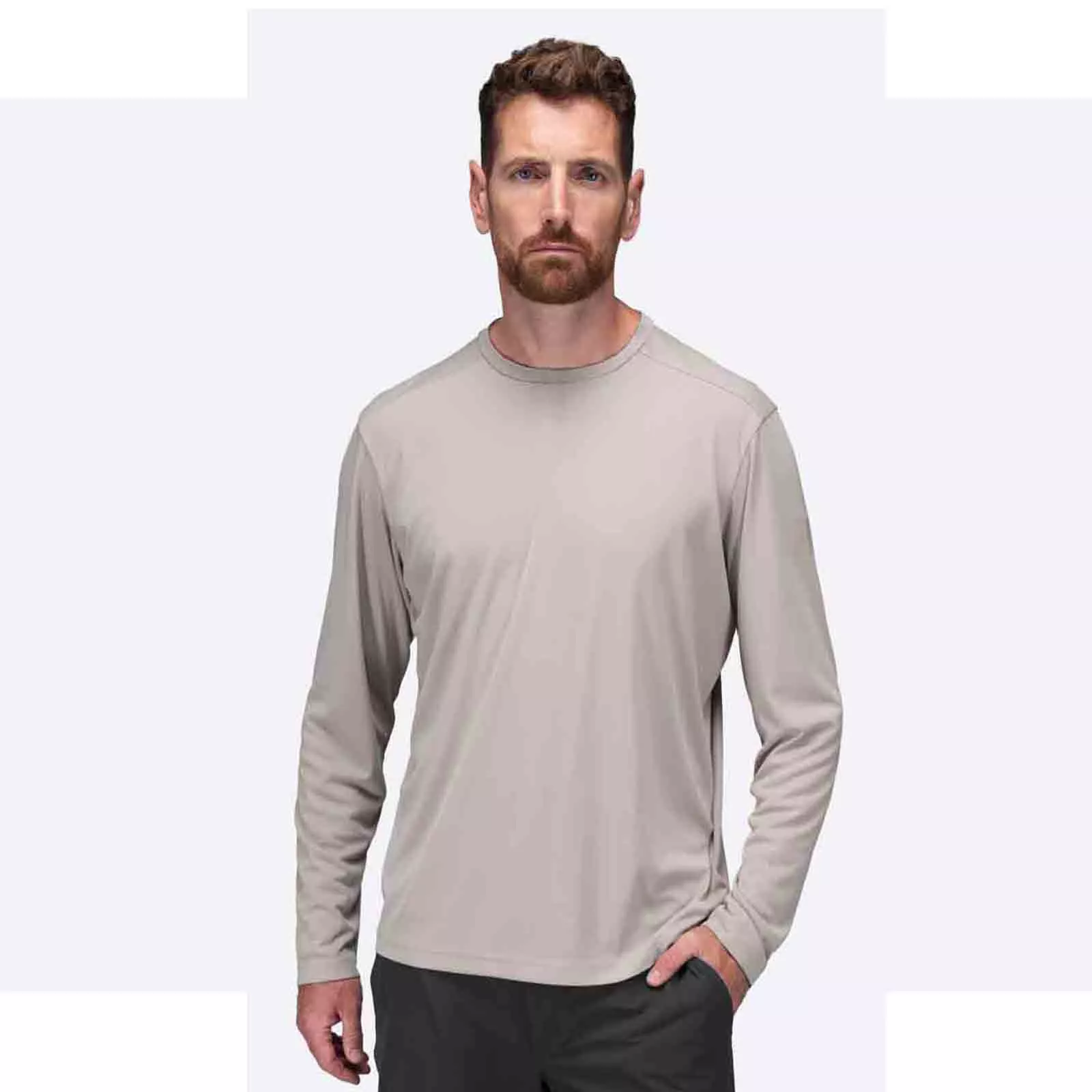 Mens UVActive LS Tee Stone.jpg UV Active Long Sleeve Top