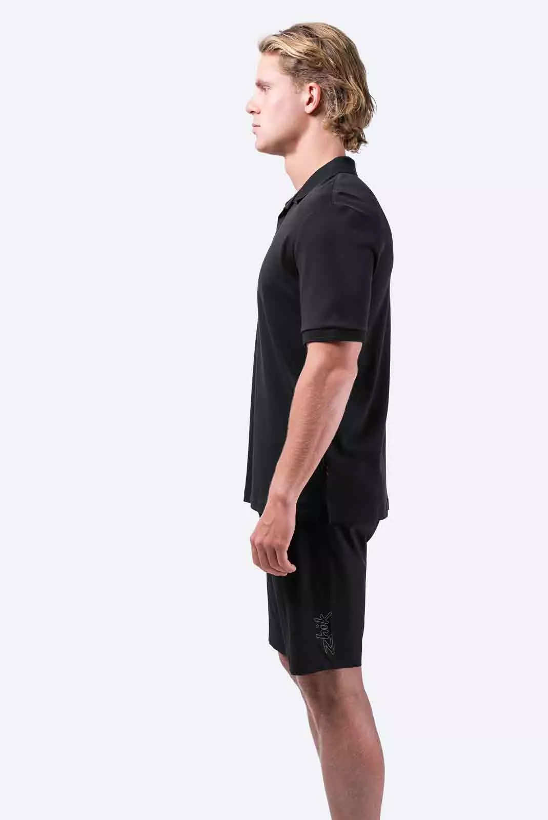POL-0170-M-BLK (Model2).jpg Prima Cotton Polo